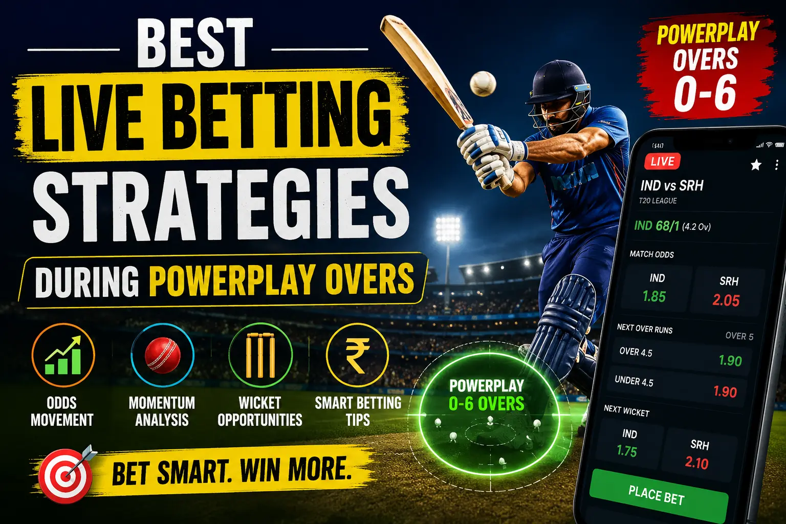 Best Live Betting Strategies During Powerplay Overs