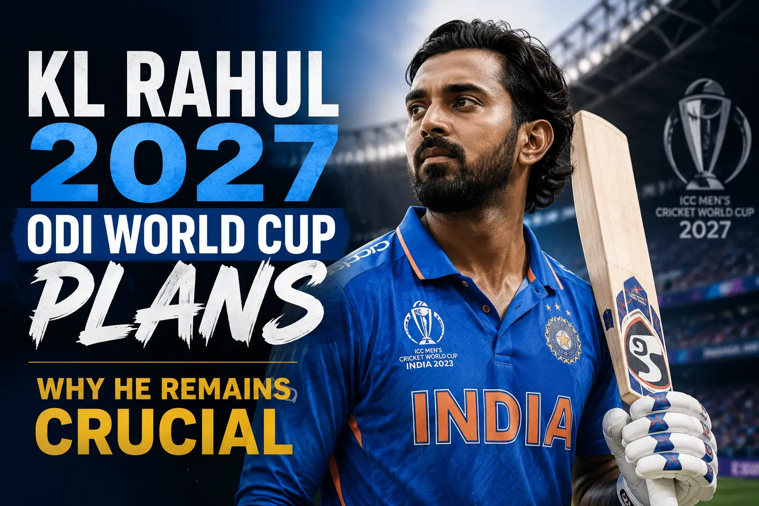 KL Rahul 2027 ODI World Cup Plans: Why He Remains Crucial