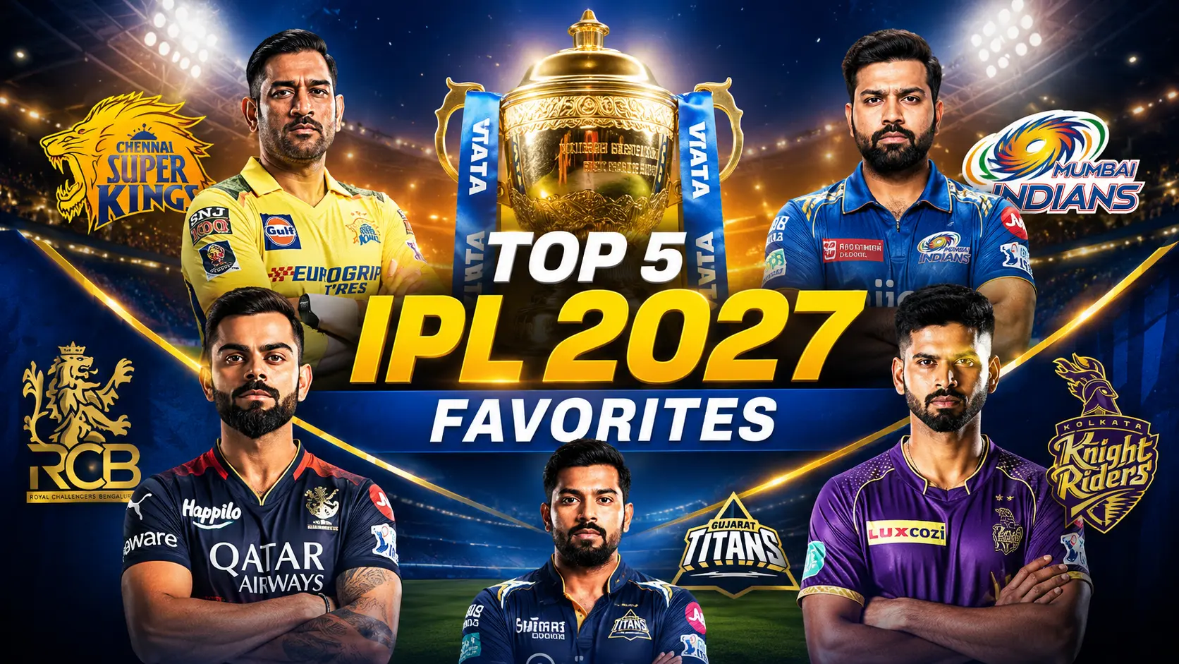Top 5 Teams Most Likely to Win IPL 2027