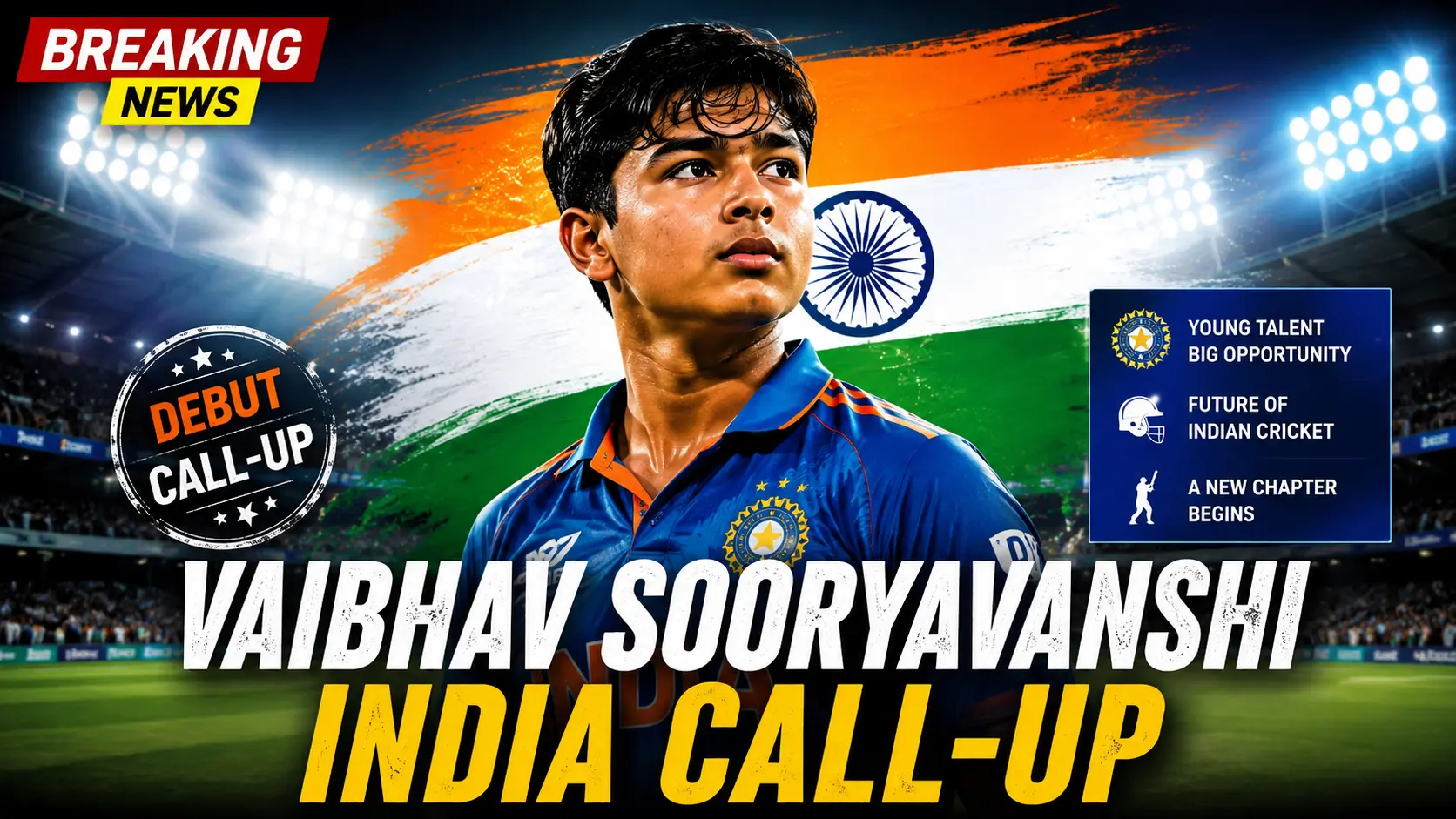 Vaibhav Sooryavanshi India Call-Up: Full Story