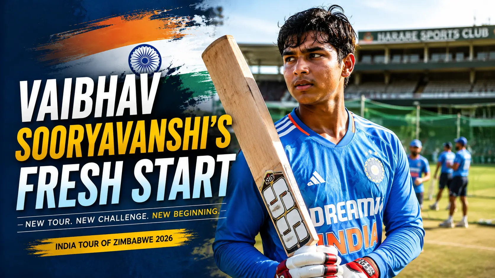 Vaibhav Sooryavanshi Eyes Fresh Start in Zimbabwe After Tough Four Months